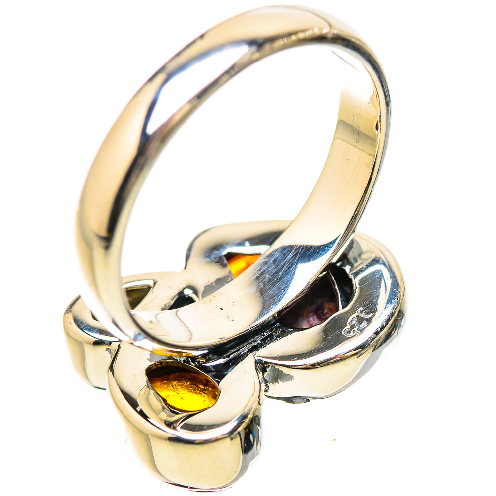 Mexican Fire Opal Rings handcrafted by Anasilvercos - RING133820 - Photo 3