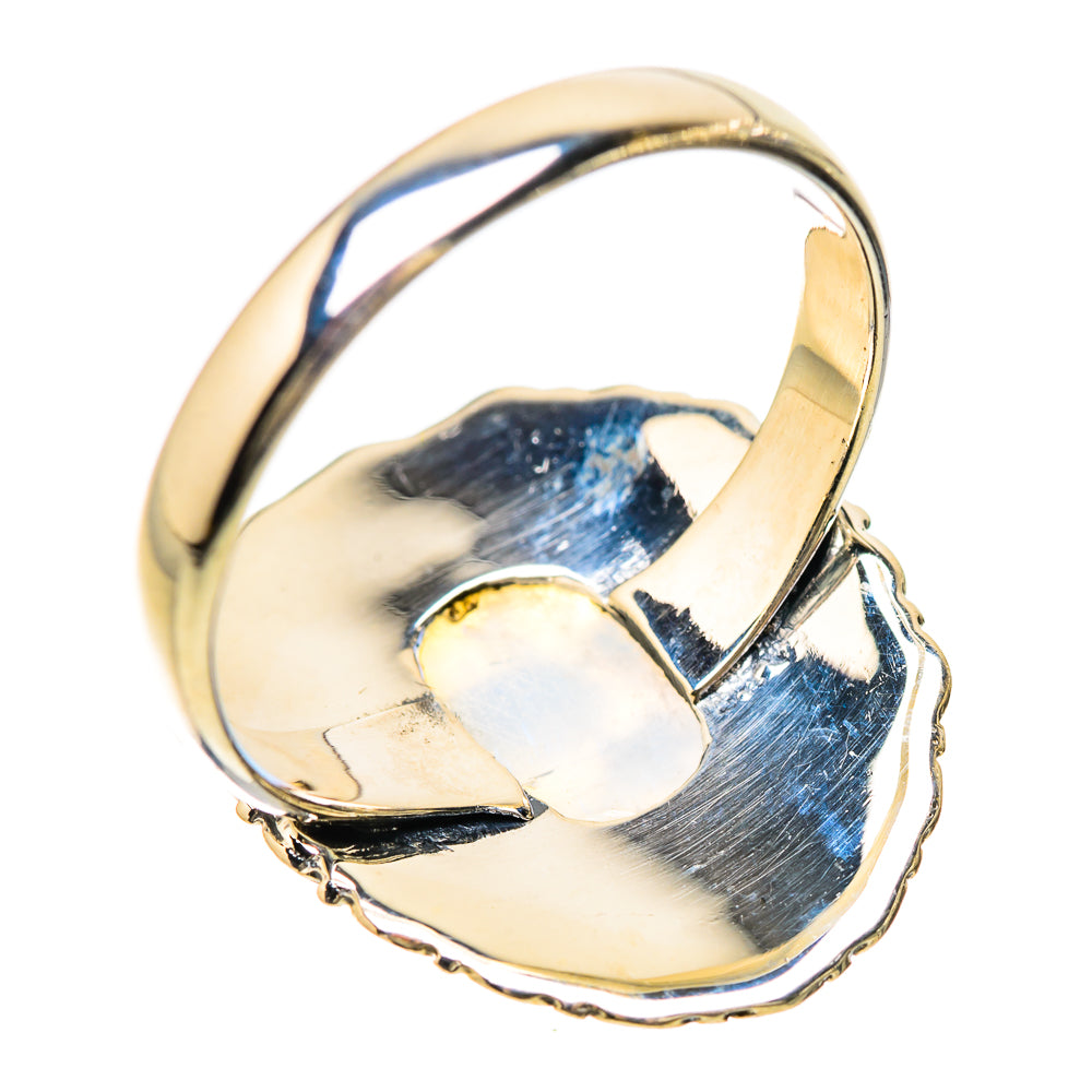 Rainbow Moonstone Rings handcrafted by Anasilvercos - RING133842 - Photo 3