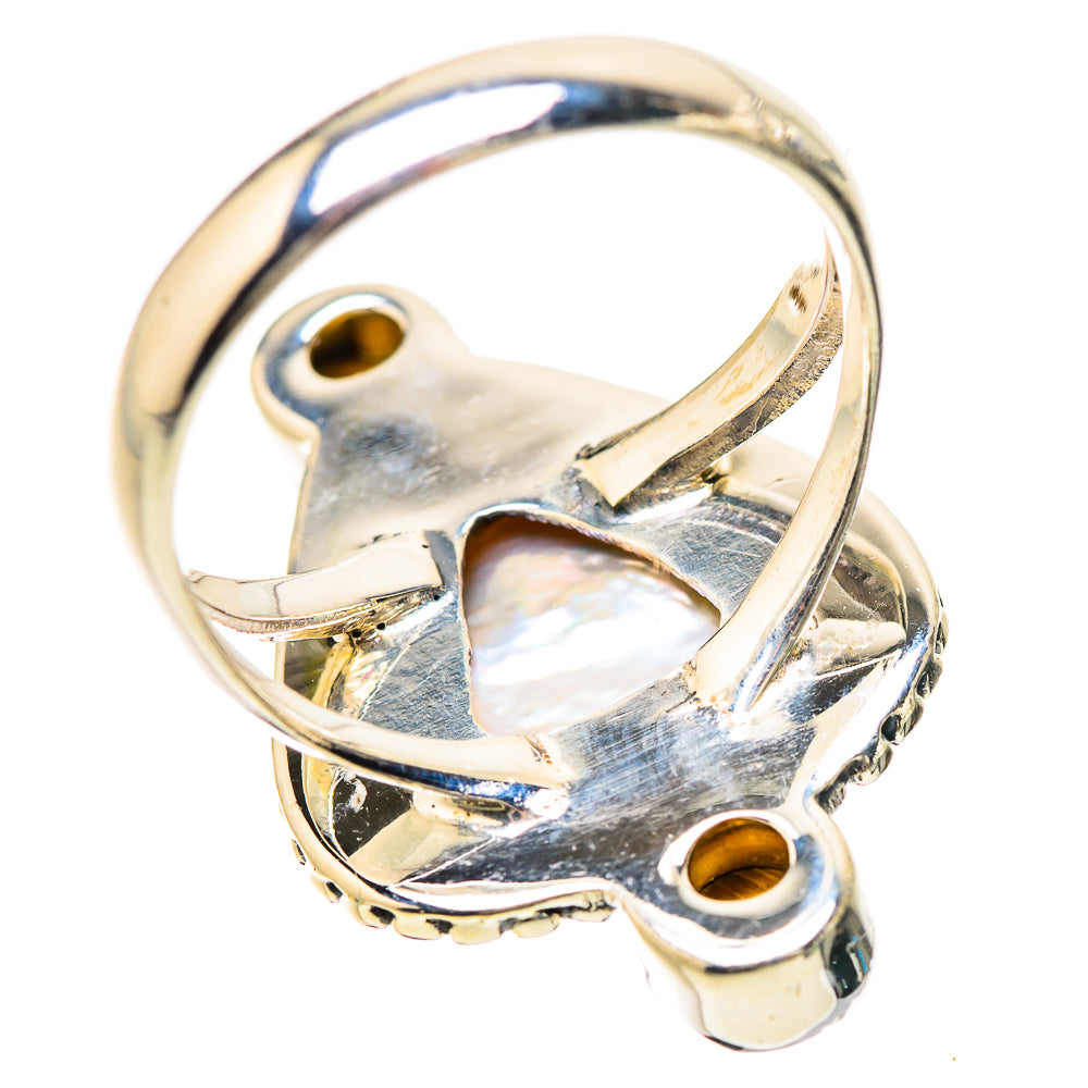 Mother Of Pearl Rings handcrafted by Anasilvercos - RING133843 - Photo 3