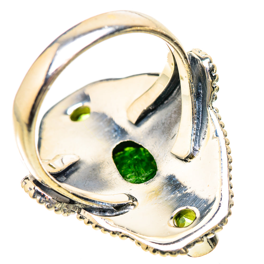 Chrome Diopside Rings handcrafted by Anasilvercos - RING133897 - Photo 3