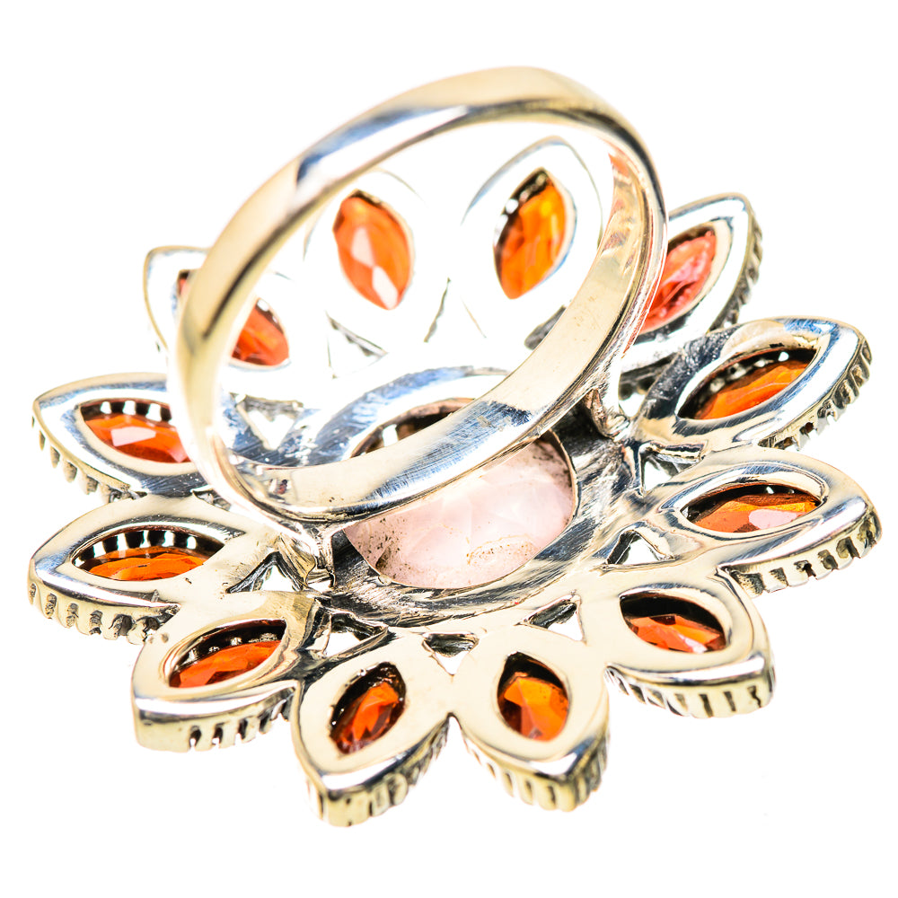 Rose Quartz Rings handcrafted by Anasilvercos - RING133903 - Photo 3