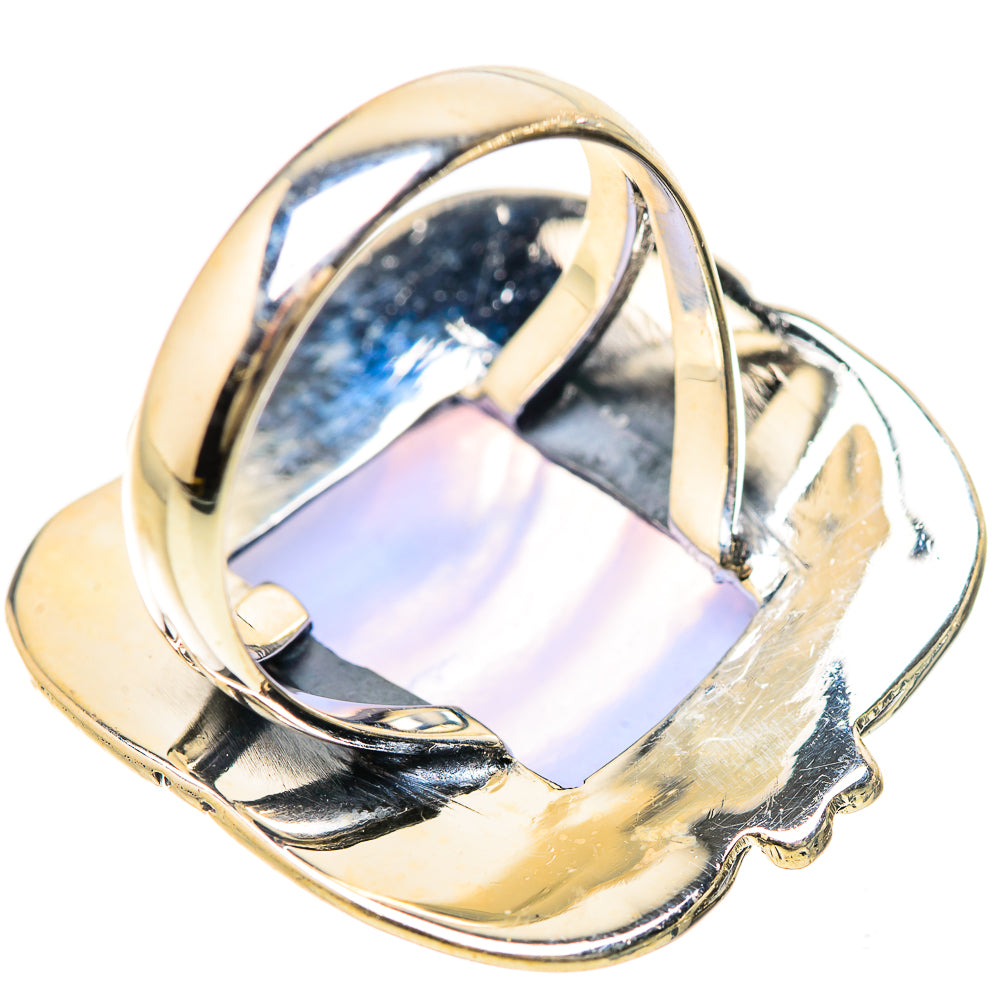 Blue Lace Agate Rings handcrafted by Anasilvercos - RING133904 - Photo 3