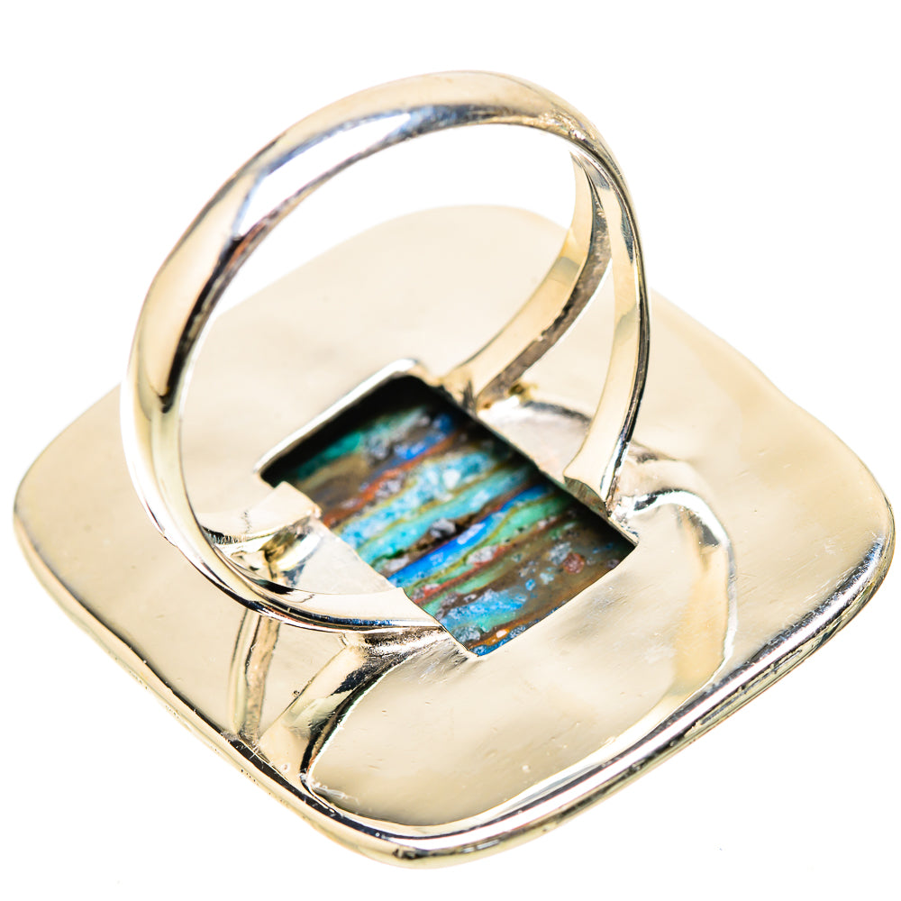 Rainbow Calsilica Rings handcrafted by Anasilvercos - RING133907 - Photo 3