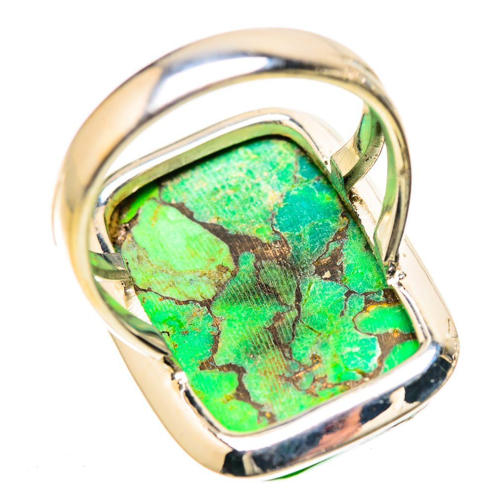 Green Copper Composite Turquoise Rings handcrafted by Anasilvercos - RING133920 - Photo 3