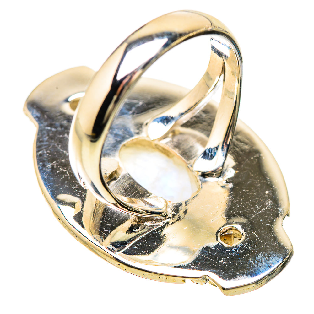 Rainbow Moonstone Rings handcrafted by Anasilvercos - RING133930 - Photo 3