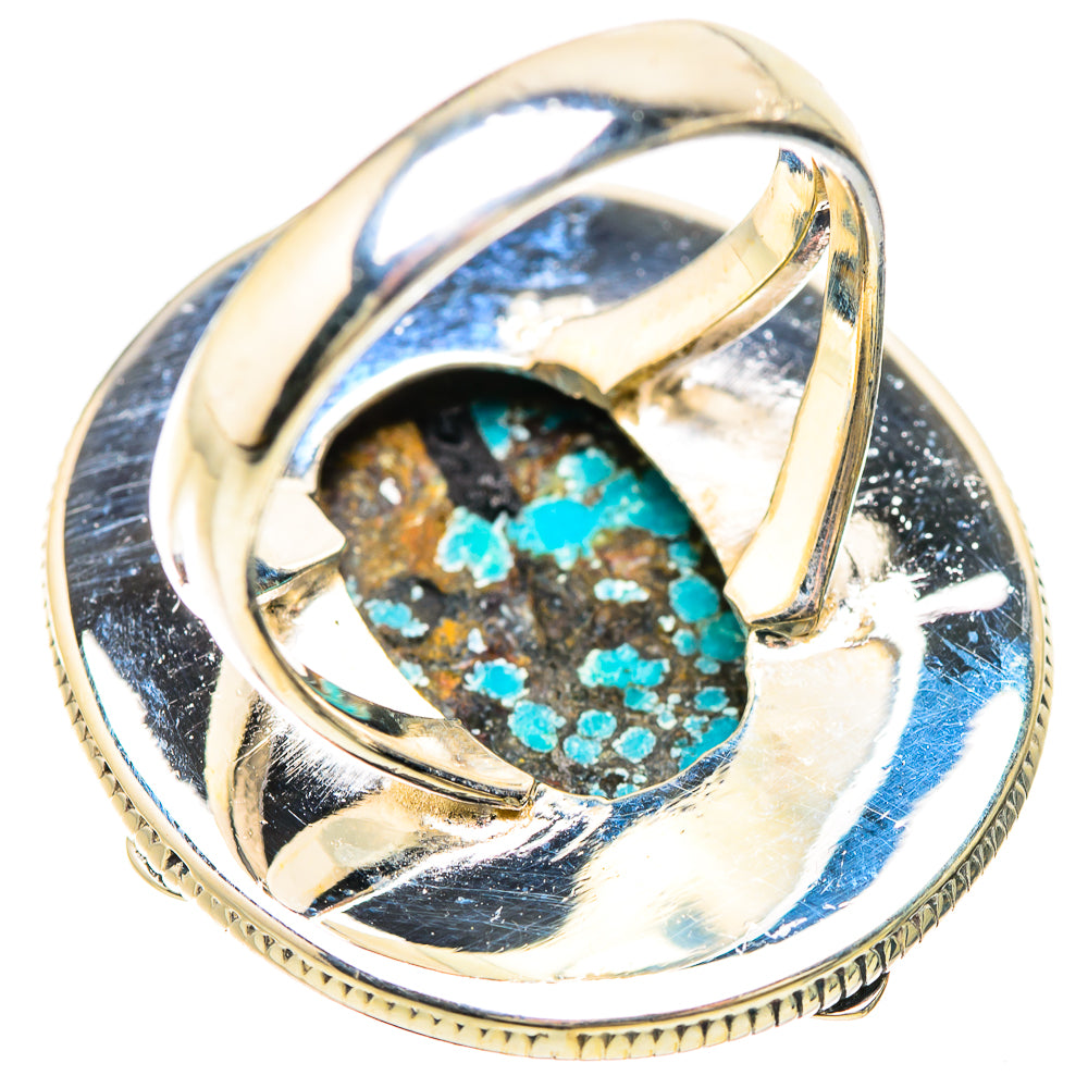 Tibetan Turquoise Rings handcrafted by Anasilvercos - RING133954 - Photo 3