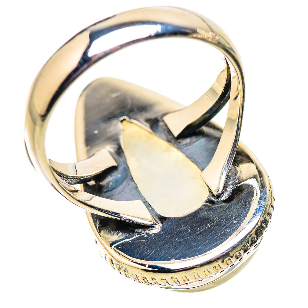 Rainbow Moonstone Rings handcrafted by Anasilvercos - RING133979 - Photo 3