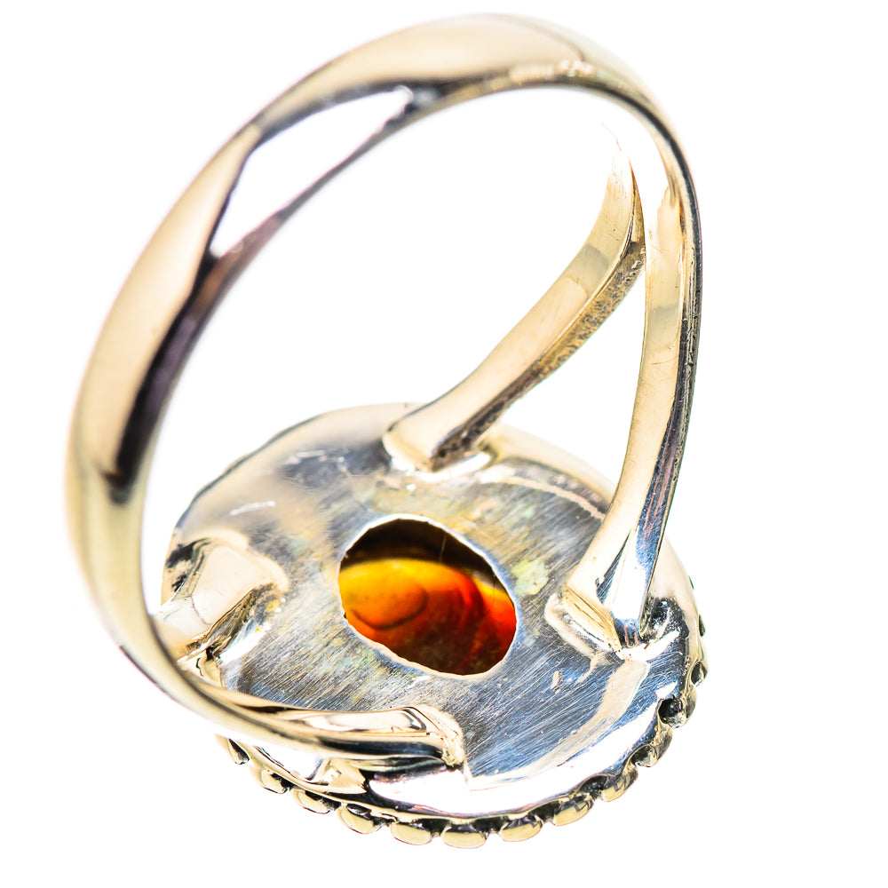 Mexican Fire Agate Rings handcrafted by Anasilvercos - RING133998 - Photo 3