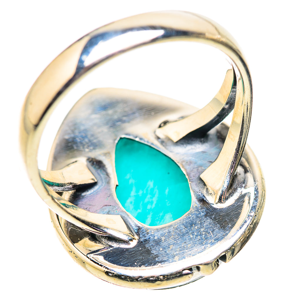 Amazonite Rings handcrafted by Anasilvercos - RING134025 - Photo 3