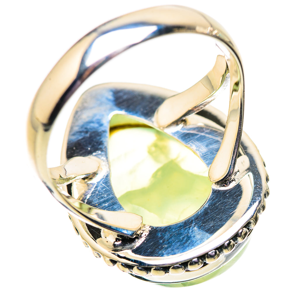 Prehnite Rings handcrafted by Anasilvercos - RING134051 - Photo 3