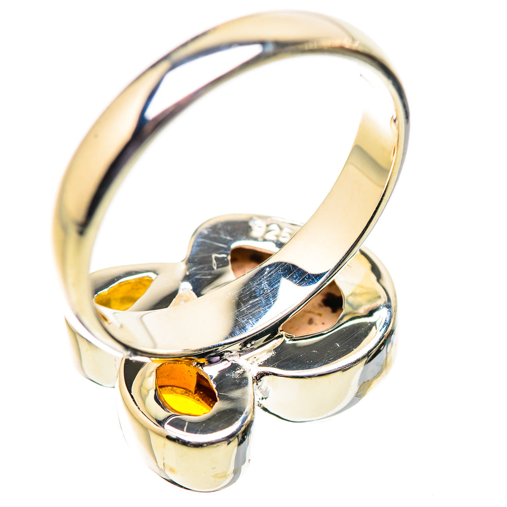 Mexican Fire Opal Rings handcrafted by Anasilvercos - RING134063 - Photo 3