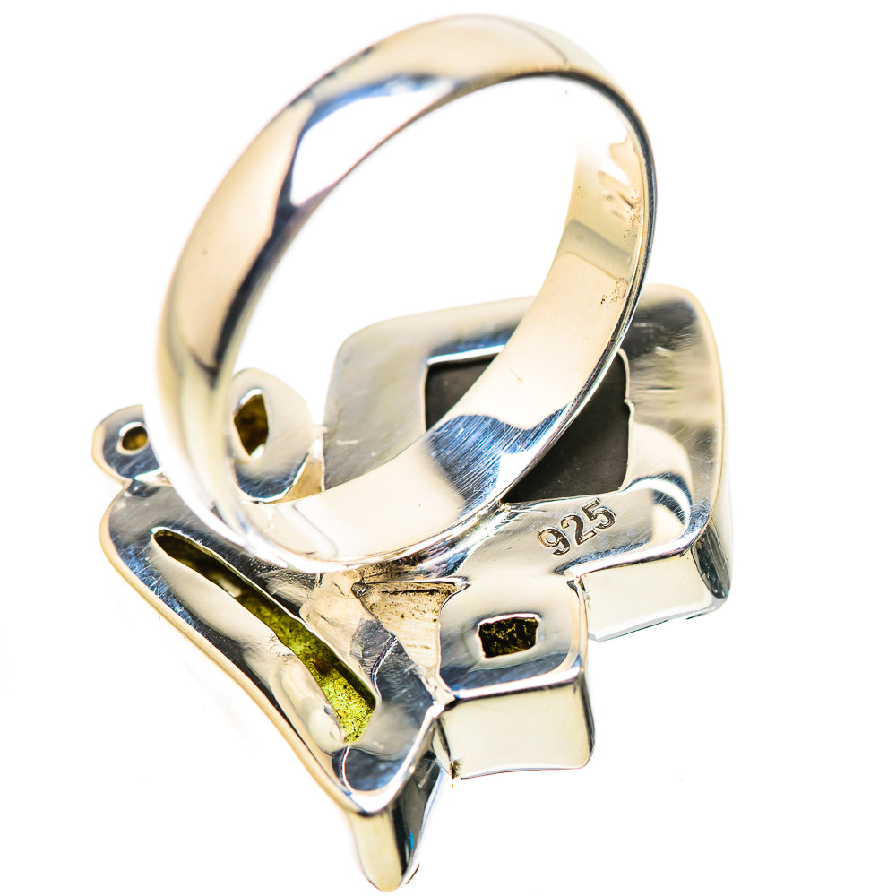 Spectro Pyrite Druzy Rings handcrafted by Anasilvercos - RING134088 - Photo 3