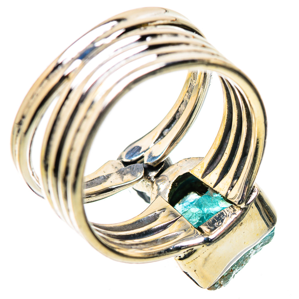 Apatite, Blue Topaz Rings handcrafted by Anasilvercos - RING134161 - Photo 3