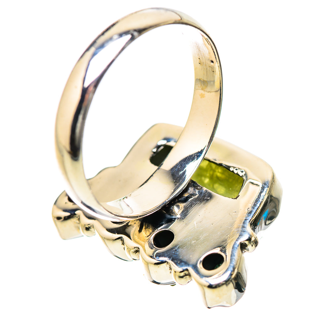 Green Tourmaline Rings handcrafted by Anasilvercos - RING134164 - Photo 3