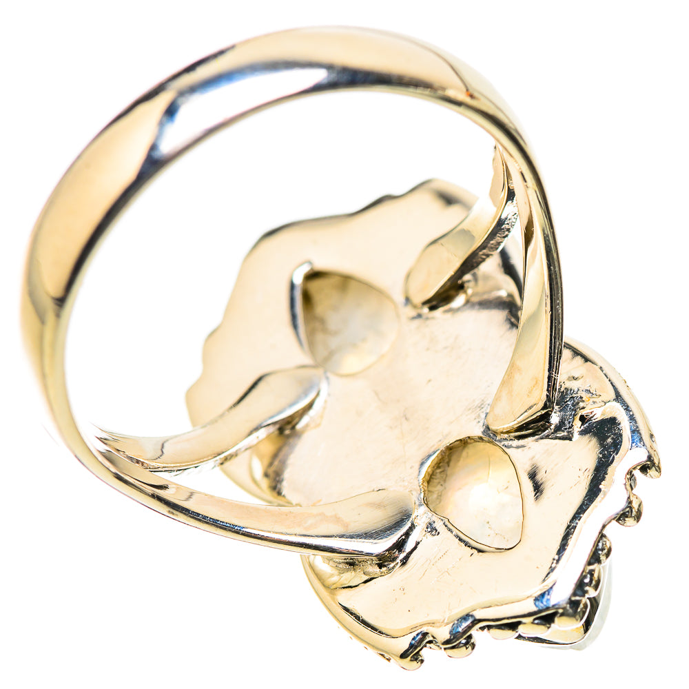 Rainbow Moonstone Rings handcrafted by Anasilvercos - RING134180 - Photo 3