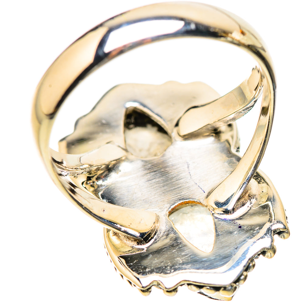 Rainbow Moonstone Rings handcrafted by Anasilvercos - RING134199 - Photo 3