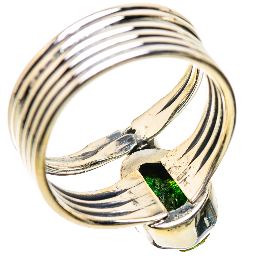 Chrome Diopside, Black Onyx Rings handcrafted by Anasilvercos - RING134205 - Photo 3