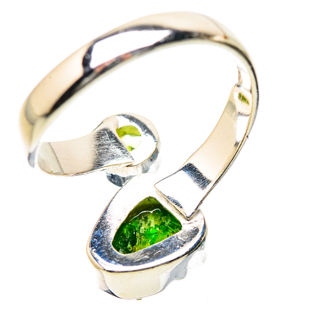 Chrome Diopside, Peridot Rings handcrafted by Anasilvercos - RING134209 - Photo 3