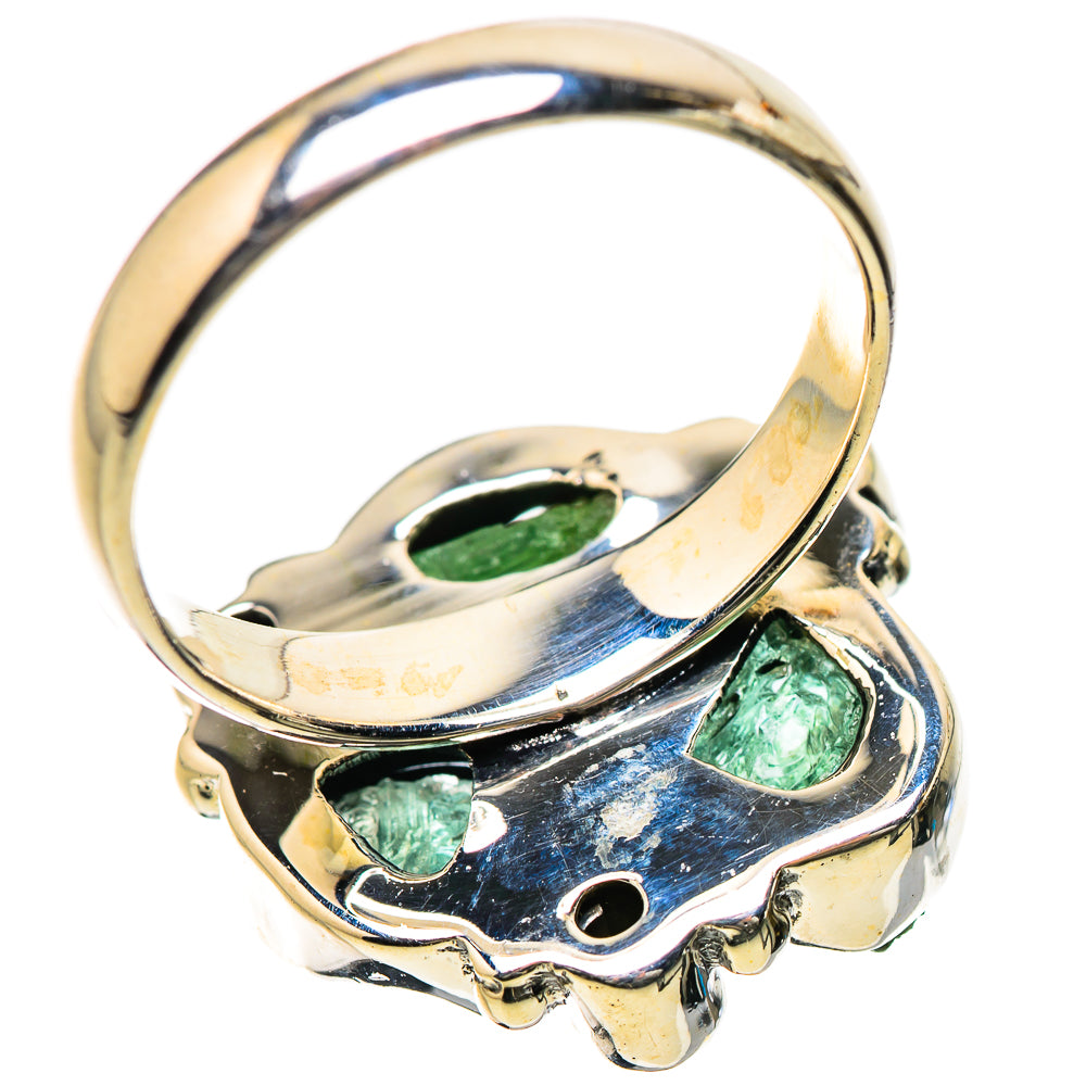 Green Tourmaline, Peridot Rings handcrafted by Anasilvercos - RING134226 - Photo 3