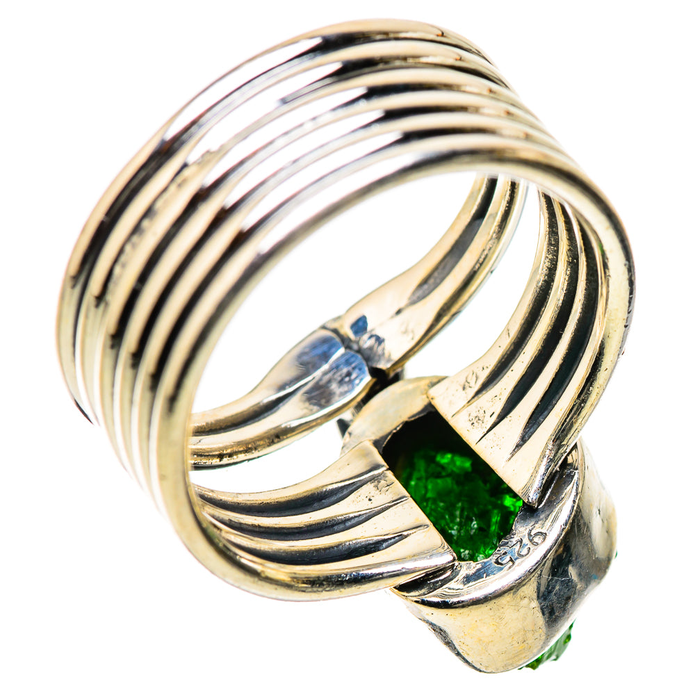 Chrome Diopside, Labradorite Rings handcrafted by Anasilvercos - RING134231 - Photo 3