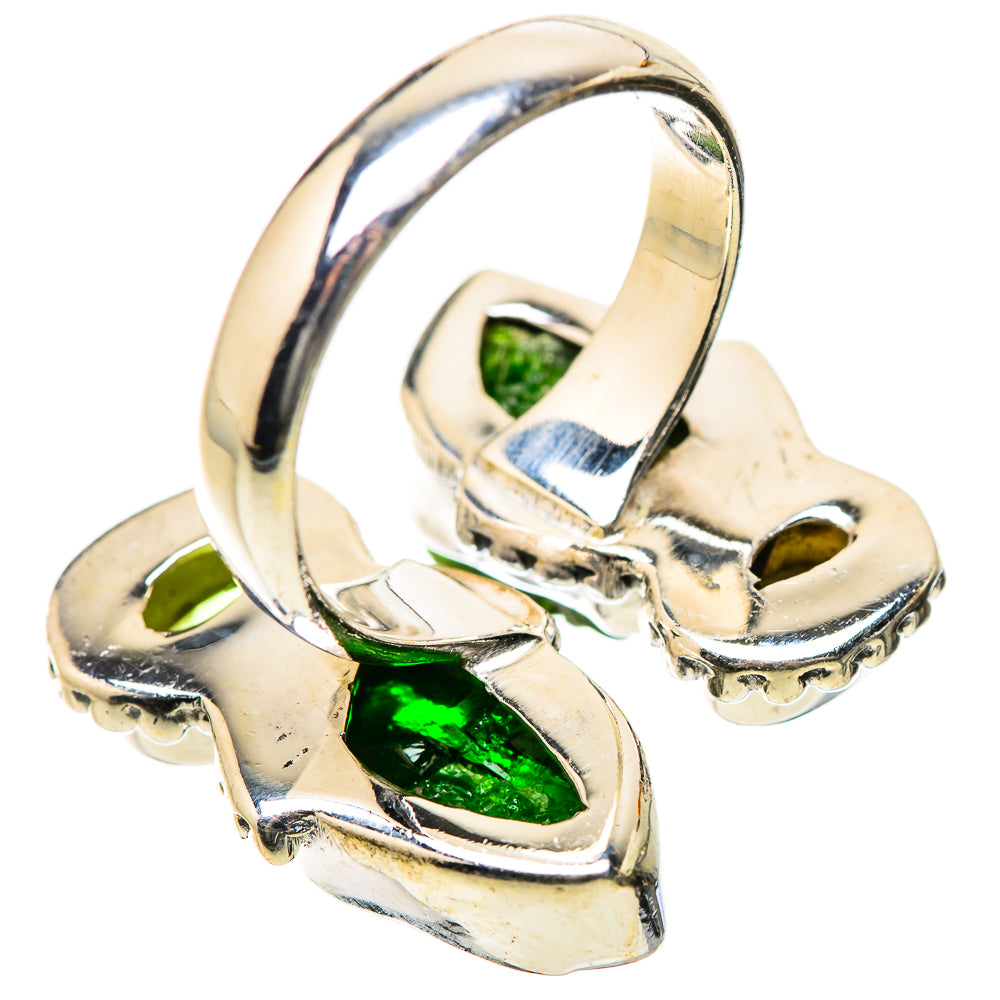 Chrome Diopside, Labradorite, Peridot Rings handcrafted by Anasilvercos - RING134232 - Photo 3