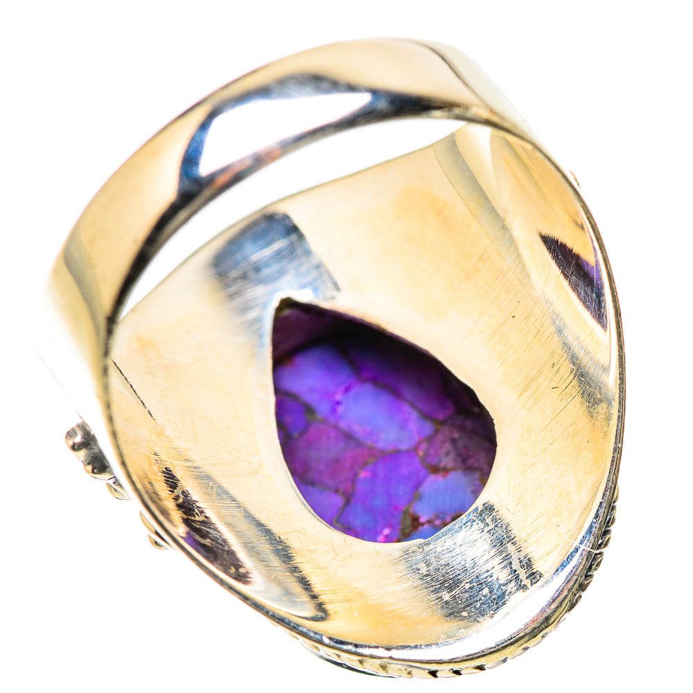 Purple Copper Composite Turquoise Rings handcrafted by Anasilvercos - RING134250 - Photo 3