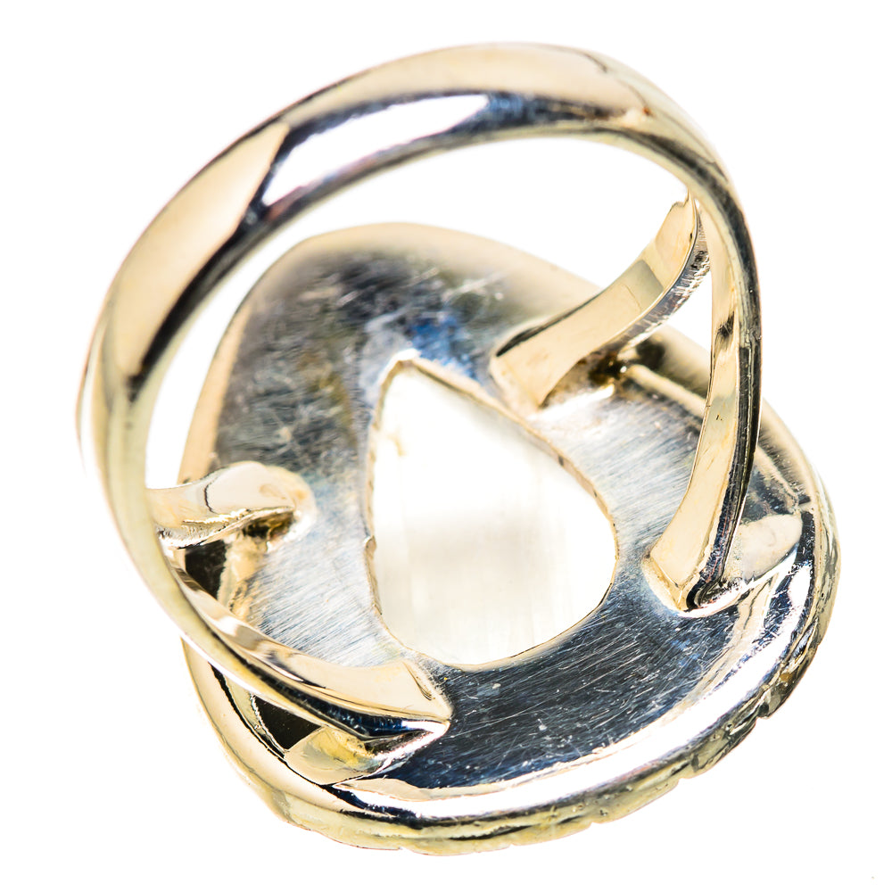 Rainbow Moonstone Rings handcrafted by Anasilvercos - RING134275 - Photo 3