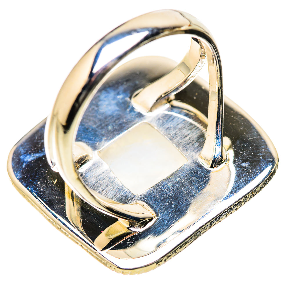 Rainbow Moonstone Rings handcrafted by Anasilvercos - RING134311 - Photo 3
