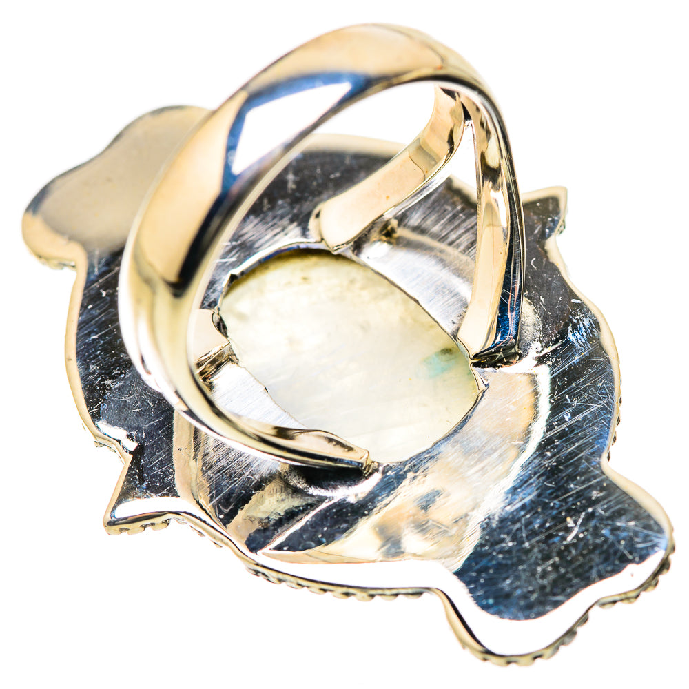 Rainbow Moonstone Rings handcrafted by Anasilvercos - RING134323 - Photo 3