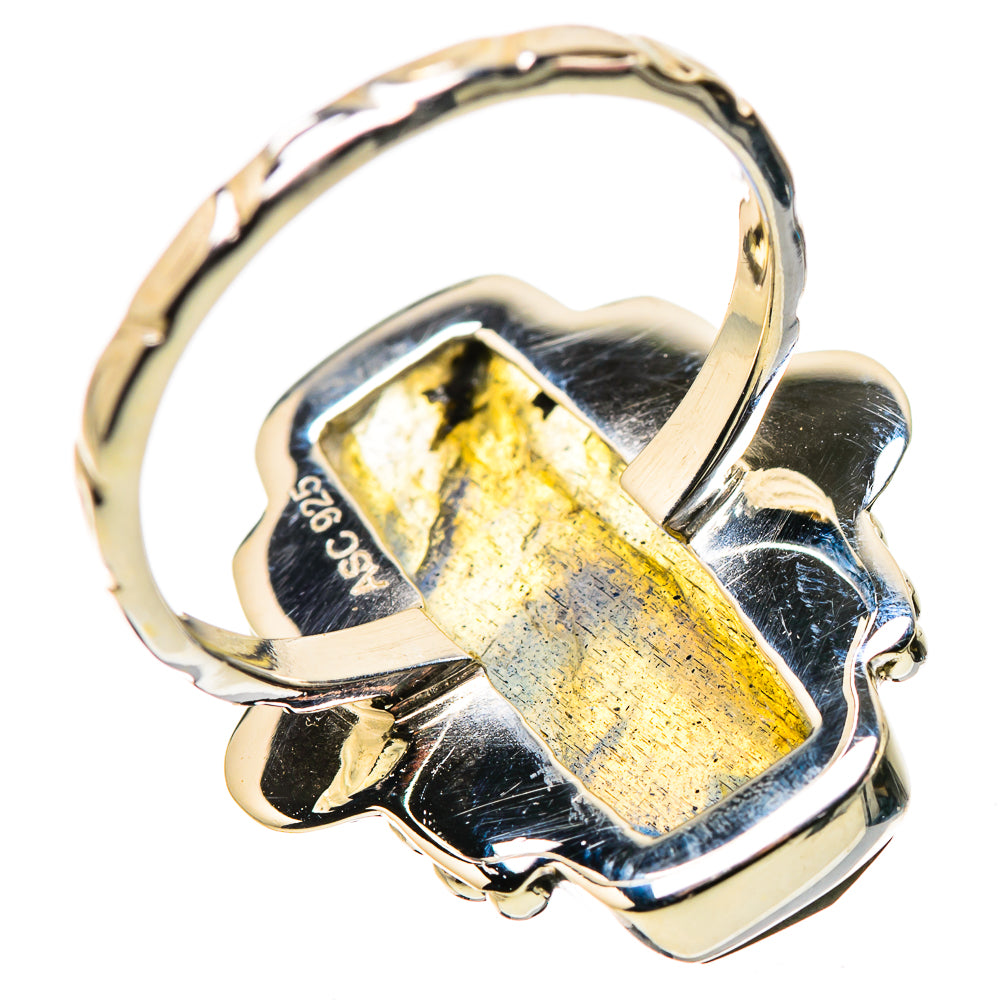 Labradorite Rings handcrafted by Anasilvercos - RING134385 - Photo 3
