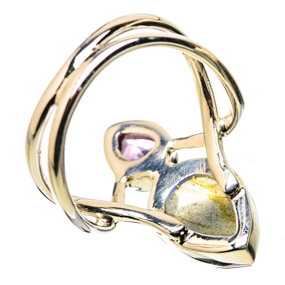 Labradorite Rings handcrafted by Anasilvercos - RING134410 - Photo 3