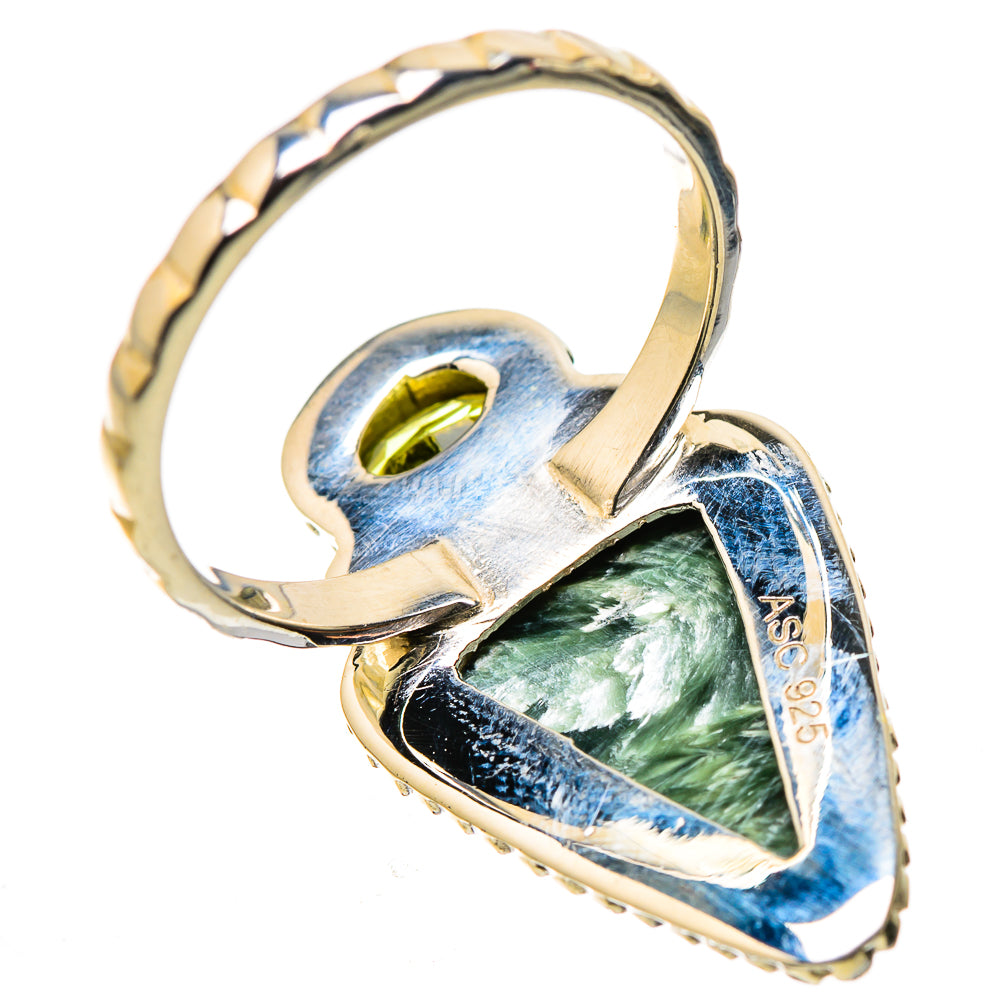 Seraphinite Rings handcrafted by Anasilvercos - RING134434 - Photo 3