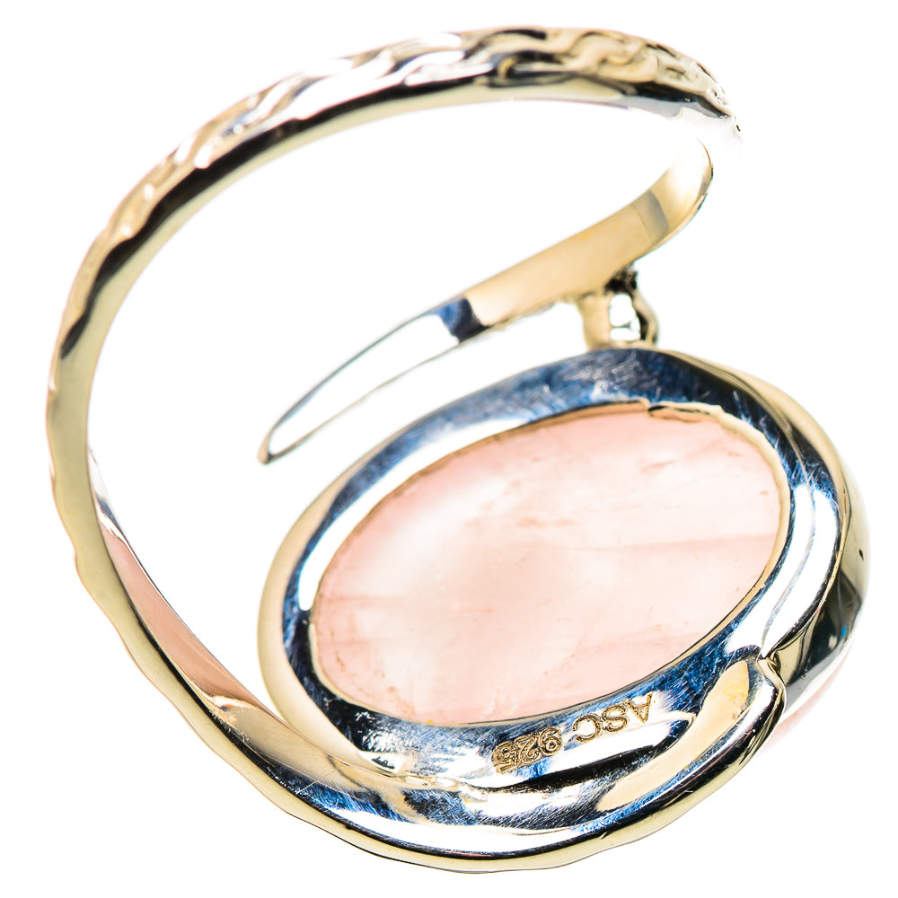 Rose Quartz Rings handcrafted by Anasilvercos - RING134436 - Photo 3