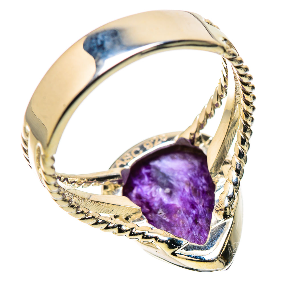 Charoite Rings handcrafted by Anasilvercos - RING134437 - Photo 3
