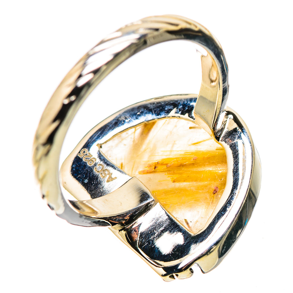 Rutilated Quartz Rings handcrafted by Anasilvercos - RING134440 - Photo 3