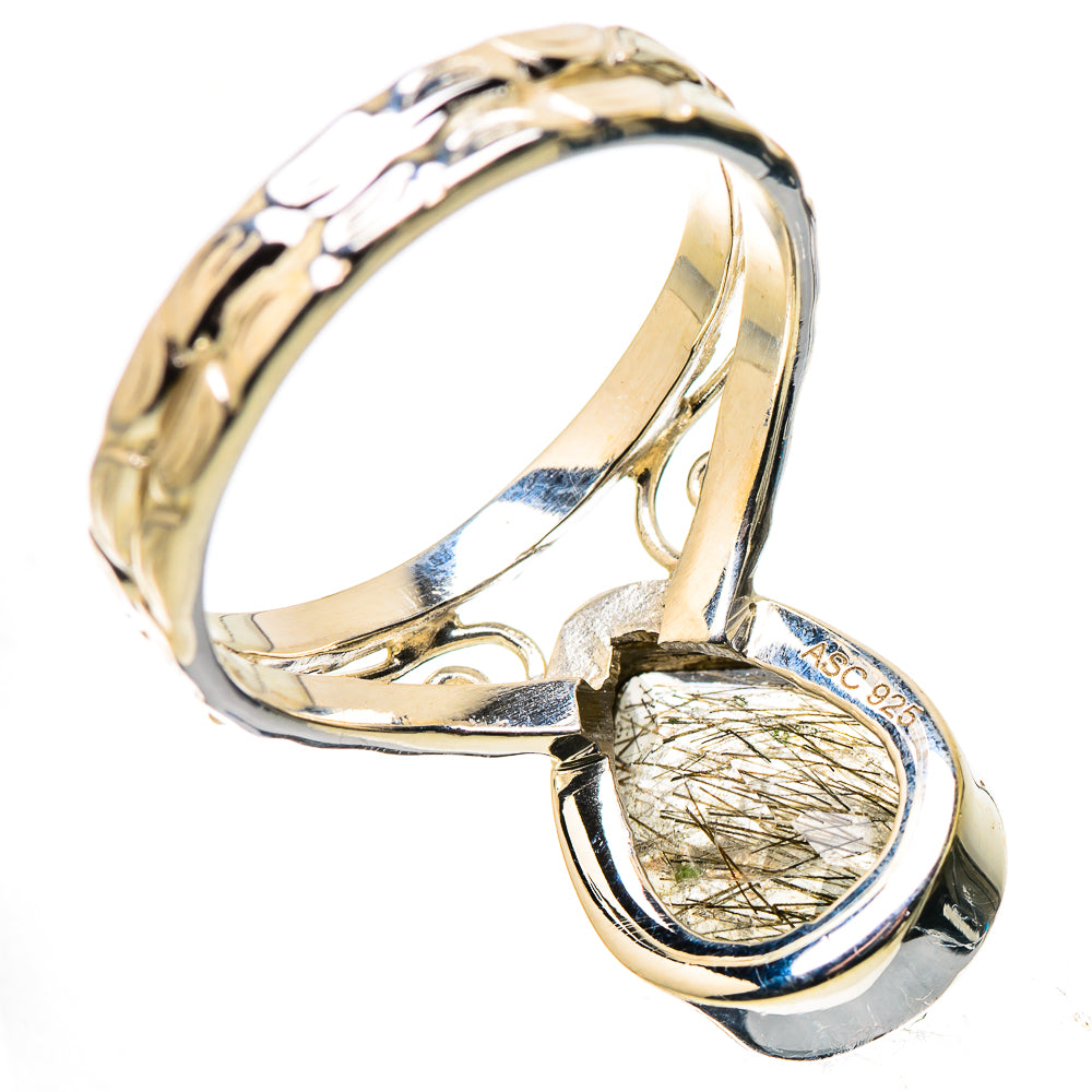 Tourmalinated Quartz Rings handcrafted by Anasilvercos - RING134442 - Photo 3