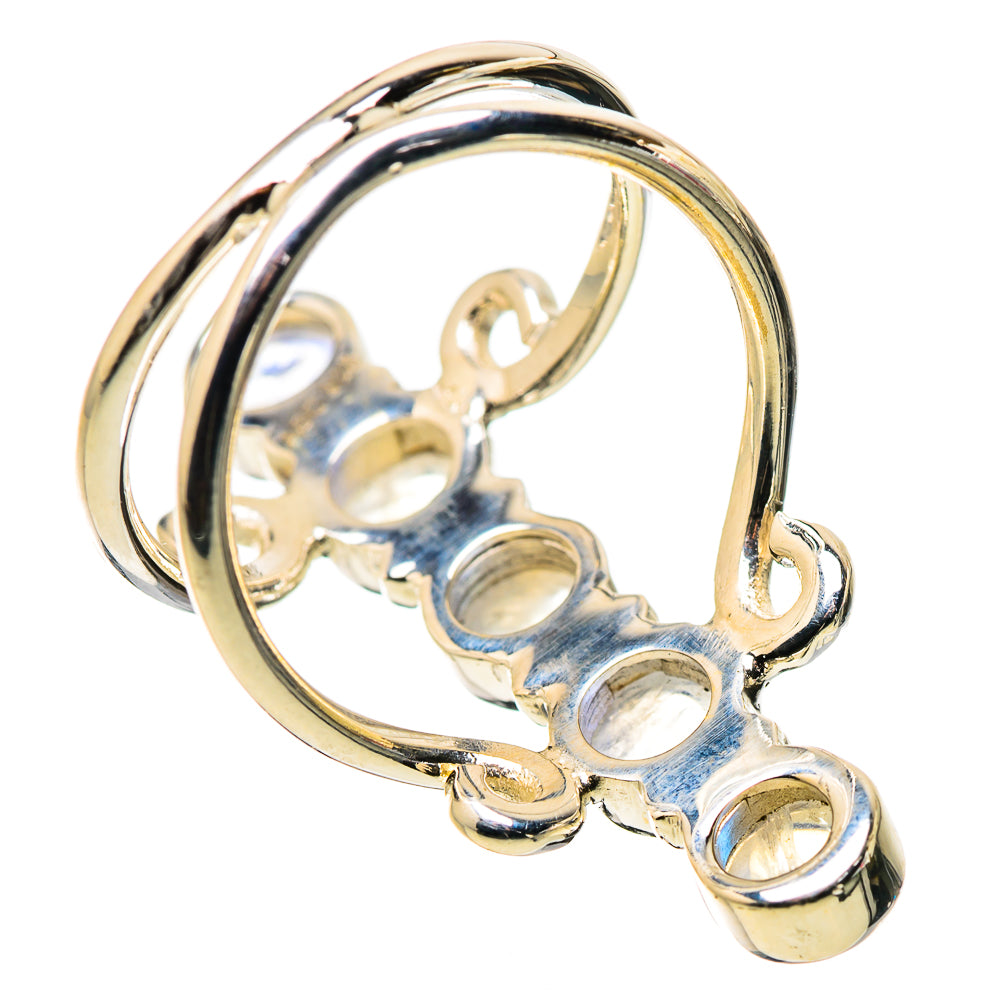 Rainbow Moonstone Rings handcrafted by Anasilvercos - RING134464 - Photo 3