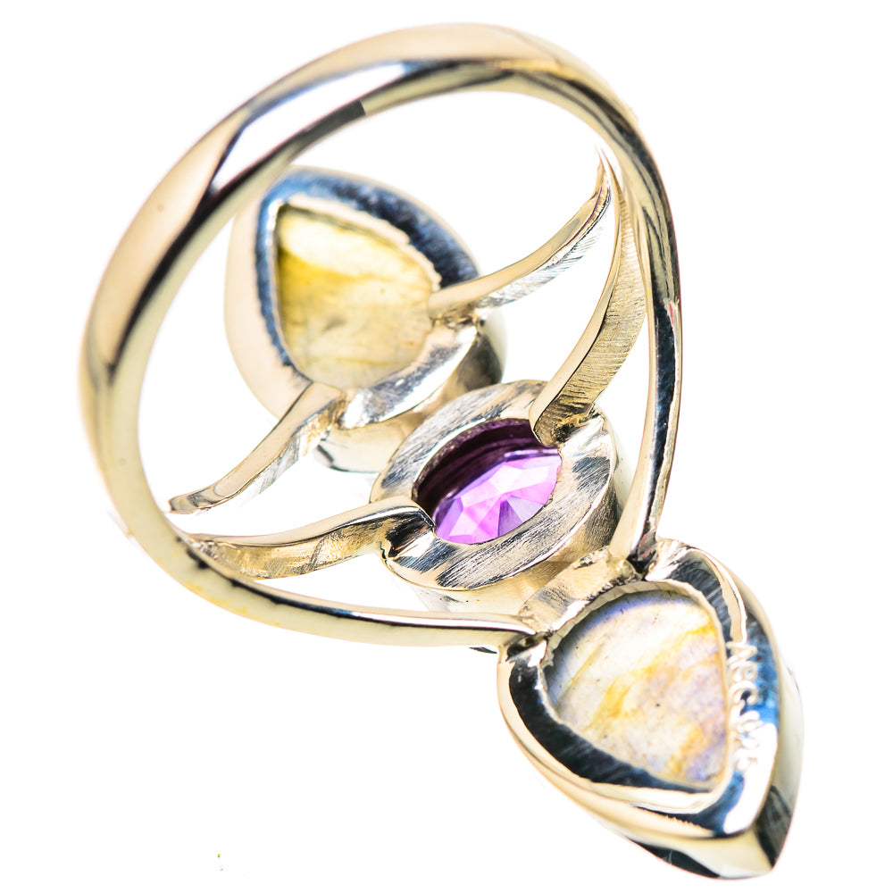 Labradorite Rings handcrafted by Anasilvercos - RING134482 - Photo 3