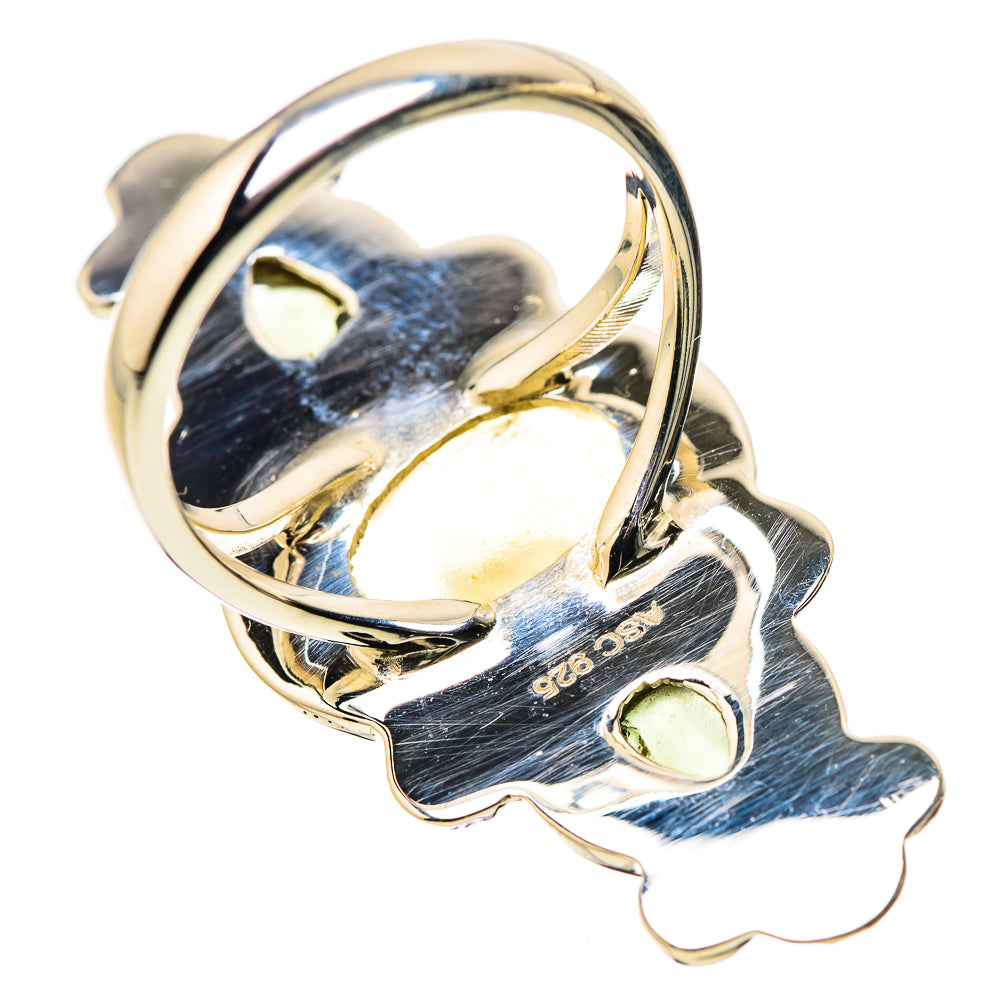 Libyan Desert Glass Rings handcrafted by Anasilvercos - RING134485 - Photo 3