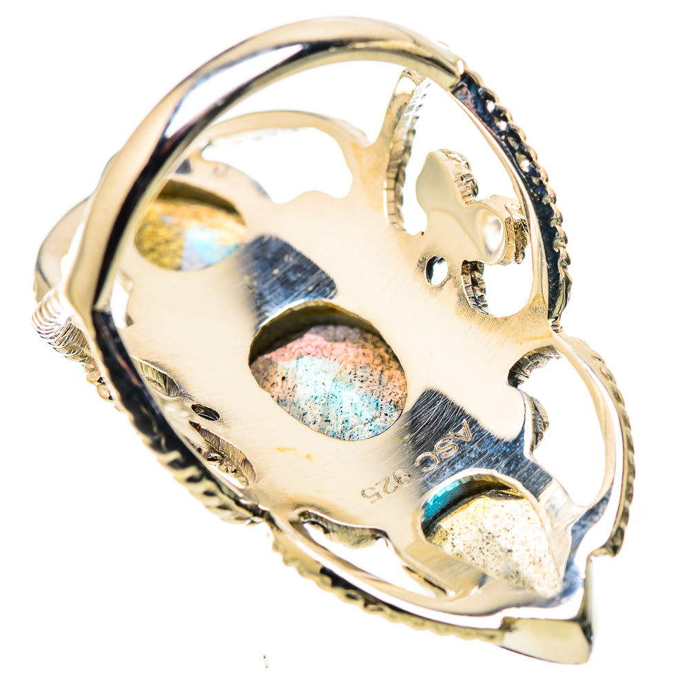Labradorite Rings handcrafted by Anasilvercos - RING134488 - Photo 3