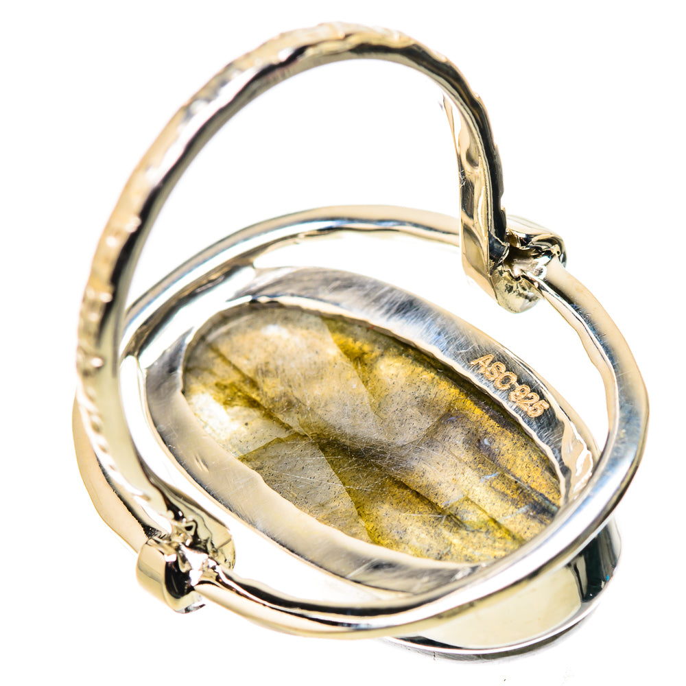 Labradorite Rings handcrafted by Anasilvercos - RING134491 - Photo 3