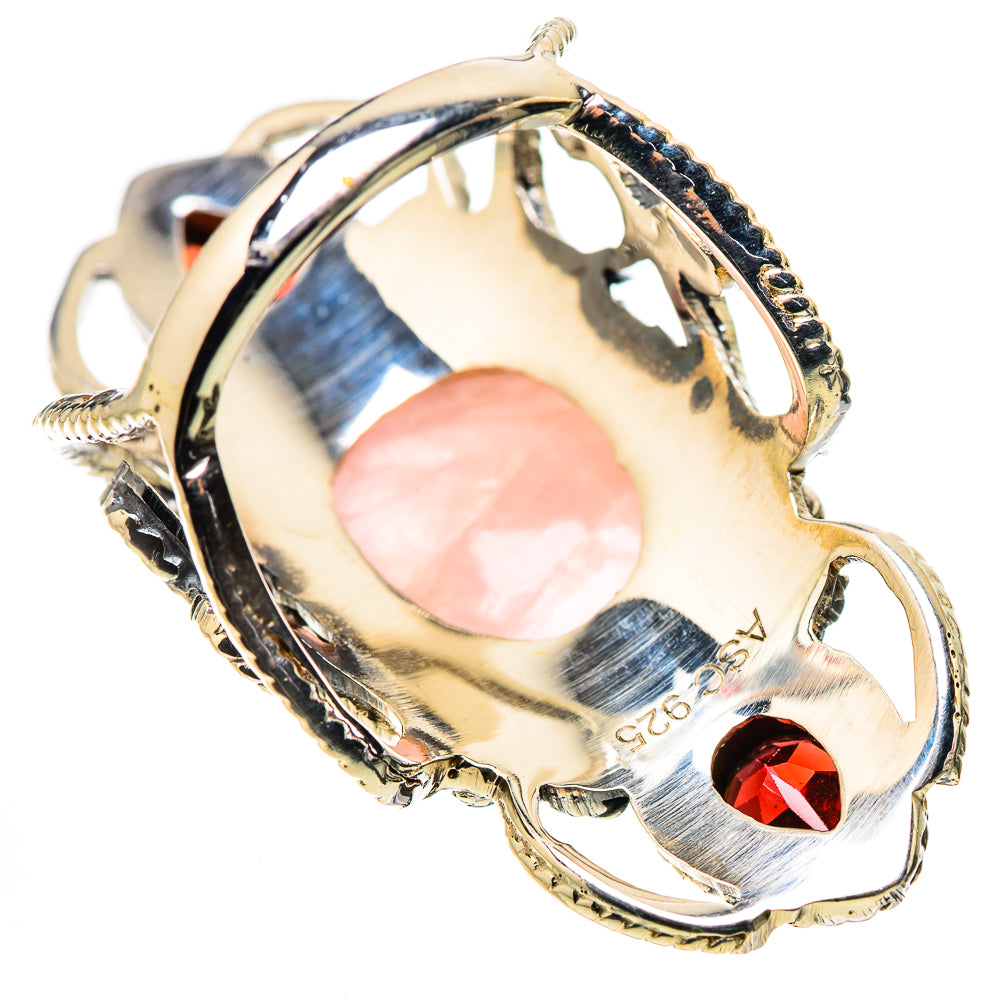 Rose Quartz Rings handcrafted by Anasilvercos - RING134497 - Photo 3