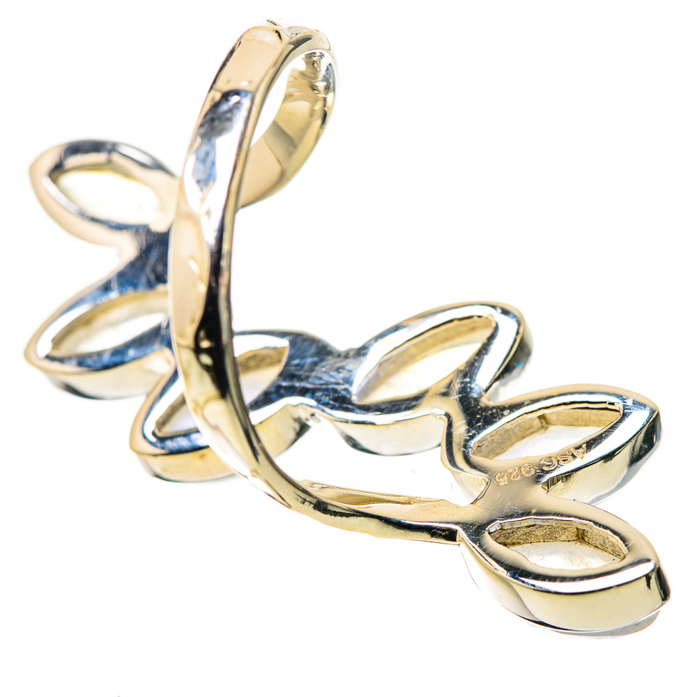 Rainbow Moonstone Rings handcrafted by Anasilvercos - RING134499 - Photo 3
