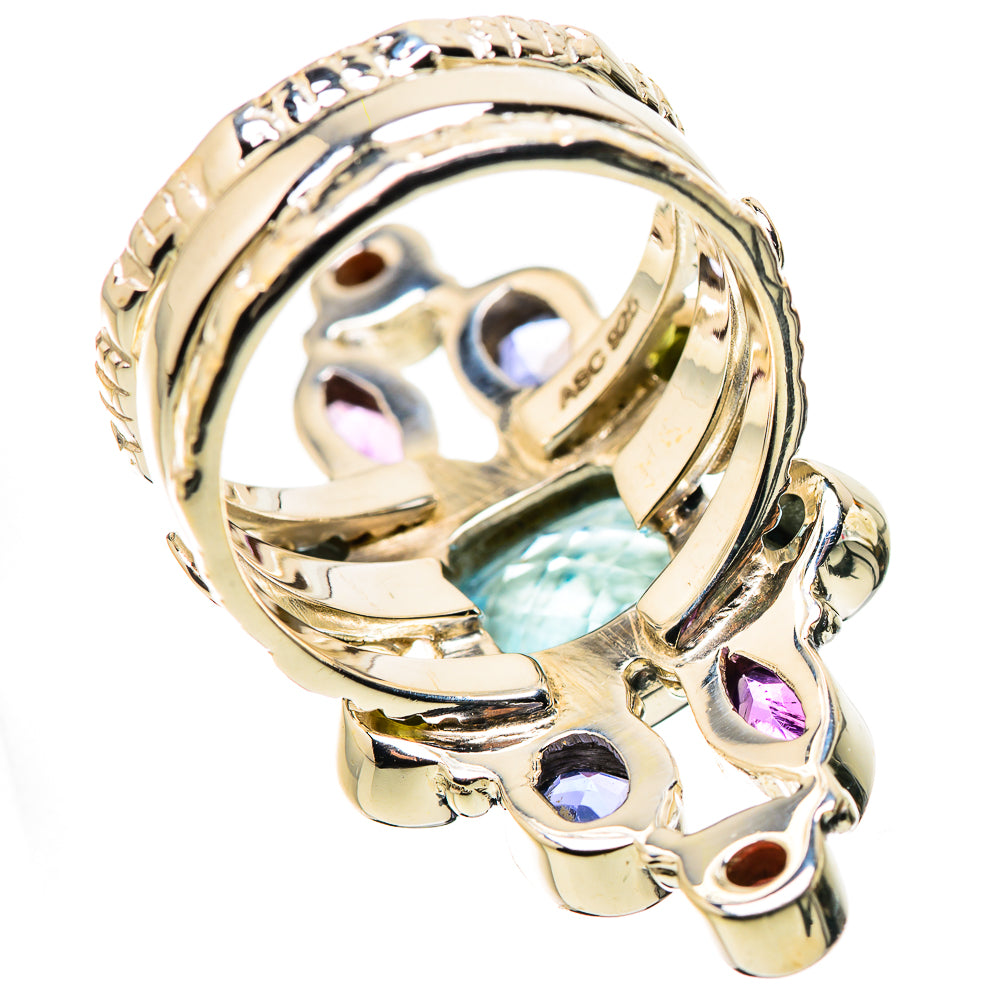 Blue Topaz Rings handcrafted by Anasilvercos - RING134501 - Photo 3