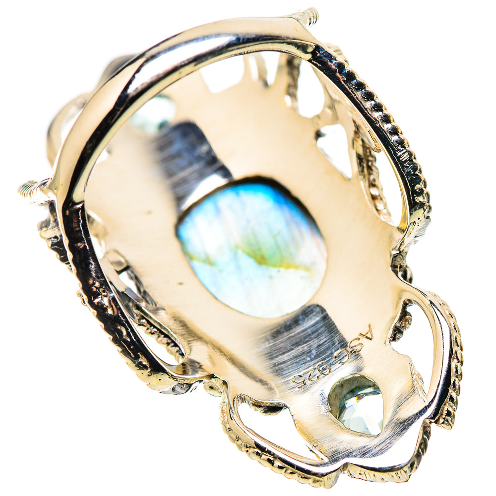 Labradorite Rings handcrafted by Anasilvercos - RING134503 - Photo 3