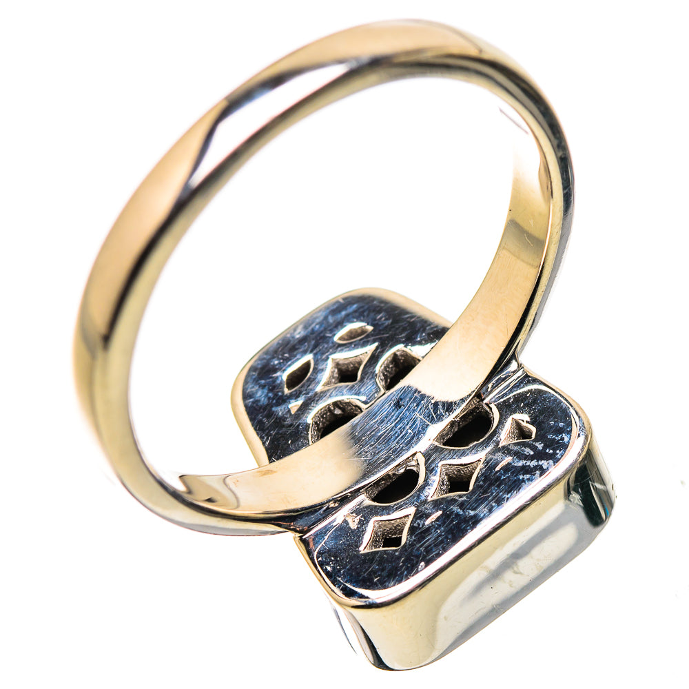 AAA Canadian Ammolite Rings handcrafted by Anasilvercos - RING134510