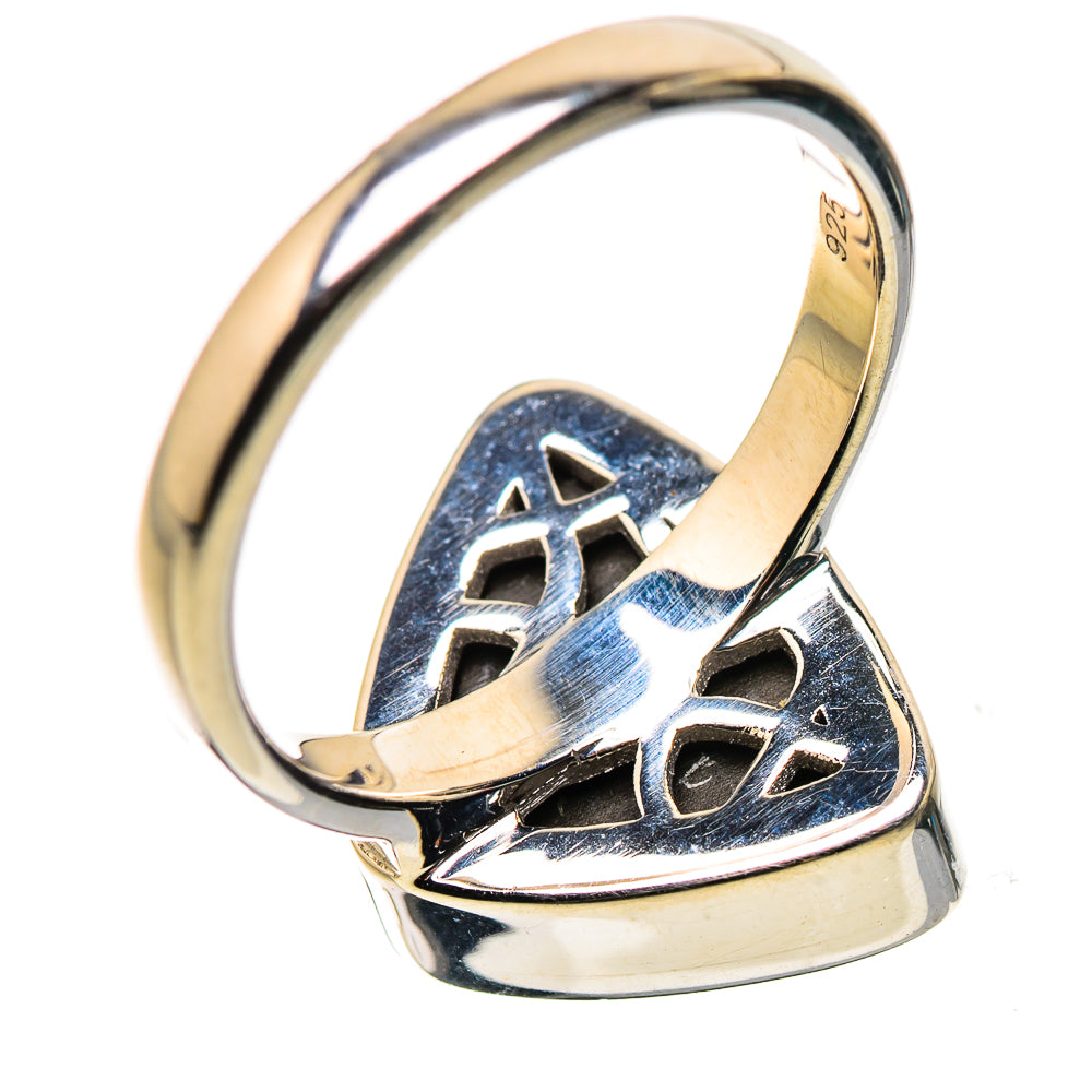 AAA Canadian Ammolite Rings handcrafted by Anasilvercos - RING134511
