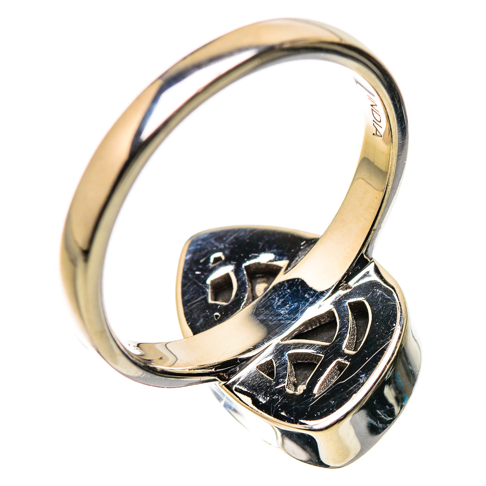 AAA Canadian Ammolite Rings handcrafted by Anasilvercos - RING134512
