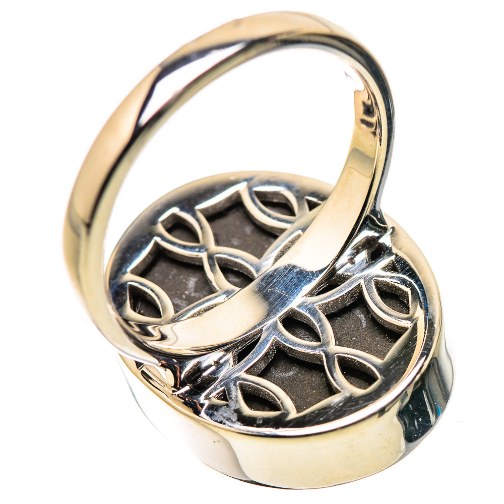 AAA Canadian Ammolite Rings handcrafted by Anasilvercos - RING134516