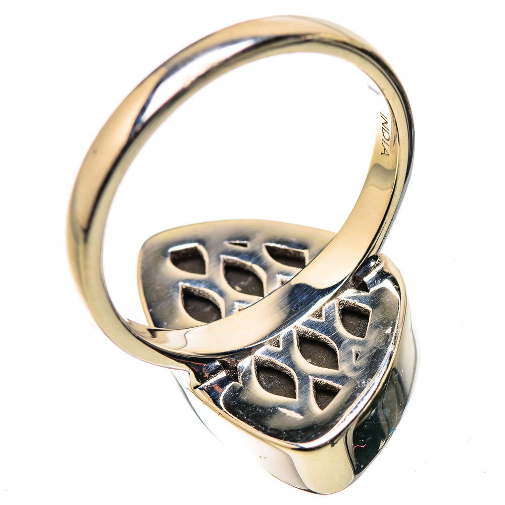 AAA Canadian Ammolite Rings handcrafted by Anasilvercos - RING134521